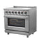 Massimo 36-Inch Freestanding Chef Door Electric Range, True Convection Oven