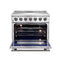 Massimo 36-Inch Freestanding Chef Door Electric Range, True Convection Oven