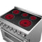Massimo 36-Inch Freestanding Chef Door Electric Range, True Convection Oven
