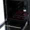 Pallerano 20 Inch Freestanding Electric Range in Black with Antique Brass, Compact Design