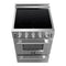 Loiano 24 Inch Freestanding Electric Range Stainless Steel with Storage Drawer