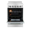 Loiano 24 Inch Freestanding Electric Range Stainless Steel with Storage Drawer