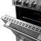 Loiano 24 Inch Freestanding Electric Range Stainless Steel with Storage Drawer