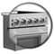 Loiano 24 Inch Freestanding Electric Range Stainless Steel with Storage Drawer