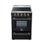 Loiano 24 Inch Freestanding Electric Range in Black