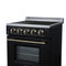 Loiano 24 Inch Freestanding Electric Range in Black