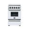 Loiano 24 Inch Freestanding Electric Range in White