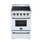 Loiano 24 Inch Freestanding Electric Range in White