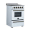 Loiano 24 Inch Freestanding Electric Range in White