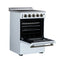 Loiano 24 Inch Freestanding Electric Range in White