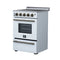 Loiano 24 Inch Freestanding Electric Range in White