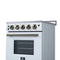 Loiano 24 Inch Freestanding Electric Range in White