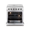 Galiano 30-Inch Freestanding Electric Range, True Convection, Energy Efficient