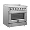 Galiano 36-Inch Freestanding Electric Range, True Convection, Energy Efficient