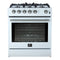 Leonardo Espresso 30-Inch Gas Range, 5 Burners, 39,500 BTU, 5 cu.ft Convection Oven