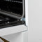 Antico 36-inch Dual Fuel Range and Antique Brass Design with 6 Sealed Gas Burners and Electric Convection Oven