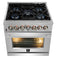 Massimo 30-Inch Freestanding Dual Fuel Range, 4 Burners, Double Convection Ovens