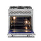 Massimo 30-Inch Freestanding Dual Fuel Range, 4 Burners, Double Convection Ovens