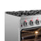 Massimo 36-Inch Freestanding Dual Fuel Range, 6 Burners, Double Convection Ovens