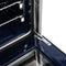 Massimo 36 Inch Freestanding Dual Fuel Range in with Antique Brass Accessories, 6 Burners, 5.36 cu. ft. Convection Oven