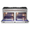 Massimo 60-Inch Freestanding Dual Fuel Range, 10 Burners, Double Convection Ovens