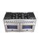 Massimo 60-Inch Freestanding Dual Fuel Range, 10 Burners, Double Convection Ovens