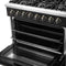 Galiano 36-inch Dual Fuel Range in & Antique Brass Design, 6 Sealed Burners 83,000 BTU, 5.36 cu.ft. True Convection Oven