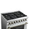 Galiano 36" Freestanding Dual Fuel Range in