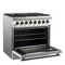 Galiano 36" Freestanding Dual Fuel Range in