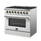 Galiano 36" Freestanding Dual Fuel Range in