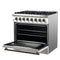 Galiano 36" Freestanding Dual Fuel Range in