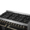 Galiano 48-inch Dual Fuel Range & Antique Brass Design with 8 Sealed Burners 107,000 BTU, 6.58 cu. ft. double ovens & Griddle