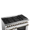 Galiano 48-inch Dual Fuel Range & Antique Brass Design with 8 Sealed Burners 107,000 BTU, 6.58 cu. ft. double ovens & Griddle