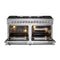 Galiano 60-Inch Freestanding Dual Fuel Range, 10 Burners, Double Convection Ovens