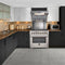 Capriasca 36-Inch Freestanding Dual Fuel Range, 6 Burners, True Convection Oven