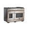 Capriasca 48-Inch Freestanding Dual Fuel Range, 8 Burners, True Convection Oven
