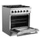 Marco 30-Inch Dual Fuel Range, , 4 Burners, 37,000 BTU, True Convection Oven, Energy Efficient