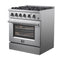 Marco 30-Inch Dual Fuel Range, , 4 Burners, 37,000 BTU, True Convection Oven, Energy Efficient