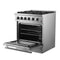 Marco 30-Inch Dual Fuel Range, , 4 Burners, 37,000 BTU, True Convection Oven, Energy Efficient