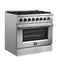 Marco 36-Inch Dual Fuel Range, , 6 Burners, 67,000 BTU, True Convection Oven, Energy Efficient