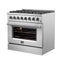Marco 36-Inch Dual Fuel Range, , 6 Burners, 67,000 BTU, True Convection Oven, Energy Efficient