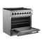 Marco 36-Inch Dual Fuel Range, , 6 Burners, 67,000 BTU, True Convection Oven, Energy Efficient