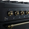 Antico 36-Inch Freestanding Gas Range, , Antique Brass Design, 6 Burners, Convection Oven, Energy Efficient