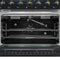 Antico 36-Inch Freestanding Gas Range, , Antique Brass Design, 6 Burners, Convection Oven, Energy Efficient