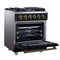 Massimo 30-Inch Freestanding Gas Range, 5 Burners, True Convection Oven
