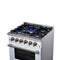 Massimo 30-Inch Freestanding Gas Range, 5 Burners, True Convection Oven