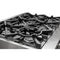 Massimo 36-Inch Freestanding Gas Range, 6 Sealed Burners, Convection Oven, Energy Efficient