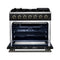 Massimo 36-Inch Freestanding Gas Range, 6 Sealed Burners, Convection Oven, Energy Efficient