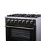 Massimo 36-Inch Freestanding Gas Range, 6 Sealed Burners, Convection Oven, Energy Efficient