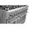Massimo 48-Inch Freestanding Gas Range, 8 Burners, True Convection Oven